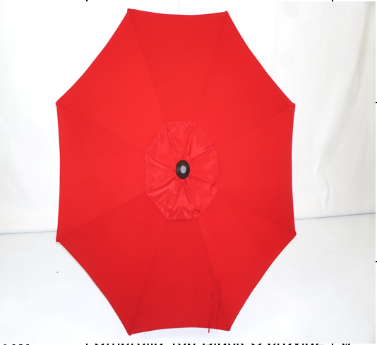Red Top - 11’ Raised Vent Market Umbrella OB2